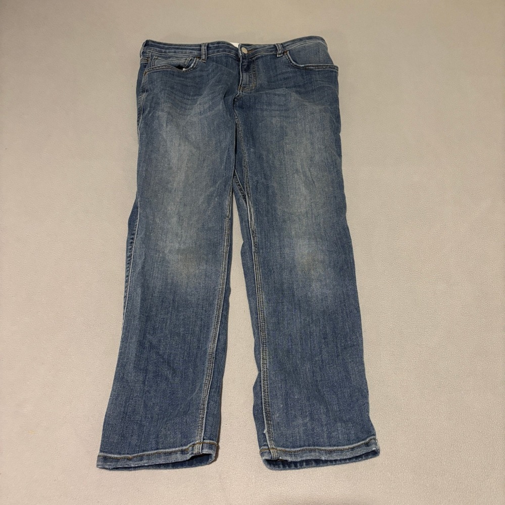 DU/ER Mens Performance Denim Slim Blue Jeans 30x28 Medium Wash‎ Gorpcore